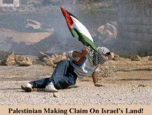 Palestinian Claiming Israel's Land