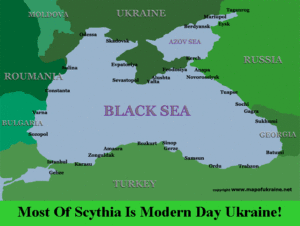 Ukraine And Scythia Map