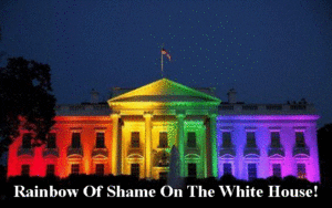 Rainbow Of Shame White House