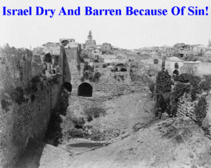 Israel Dry and Barren